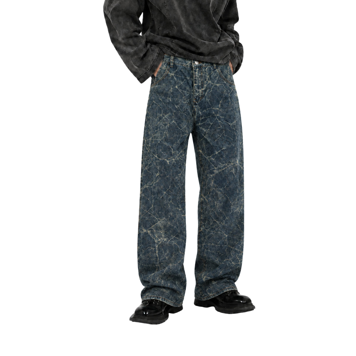 RAW/21 Metaline Ballon Wide Jeans Blue (SS26)
