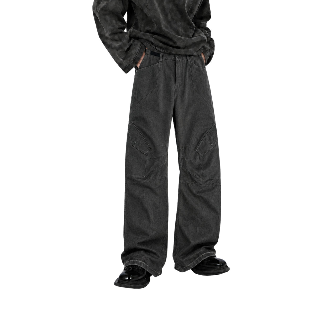 RAW/21 Flux Curved Trousers Ash Grey (SS26)