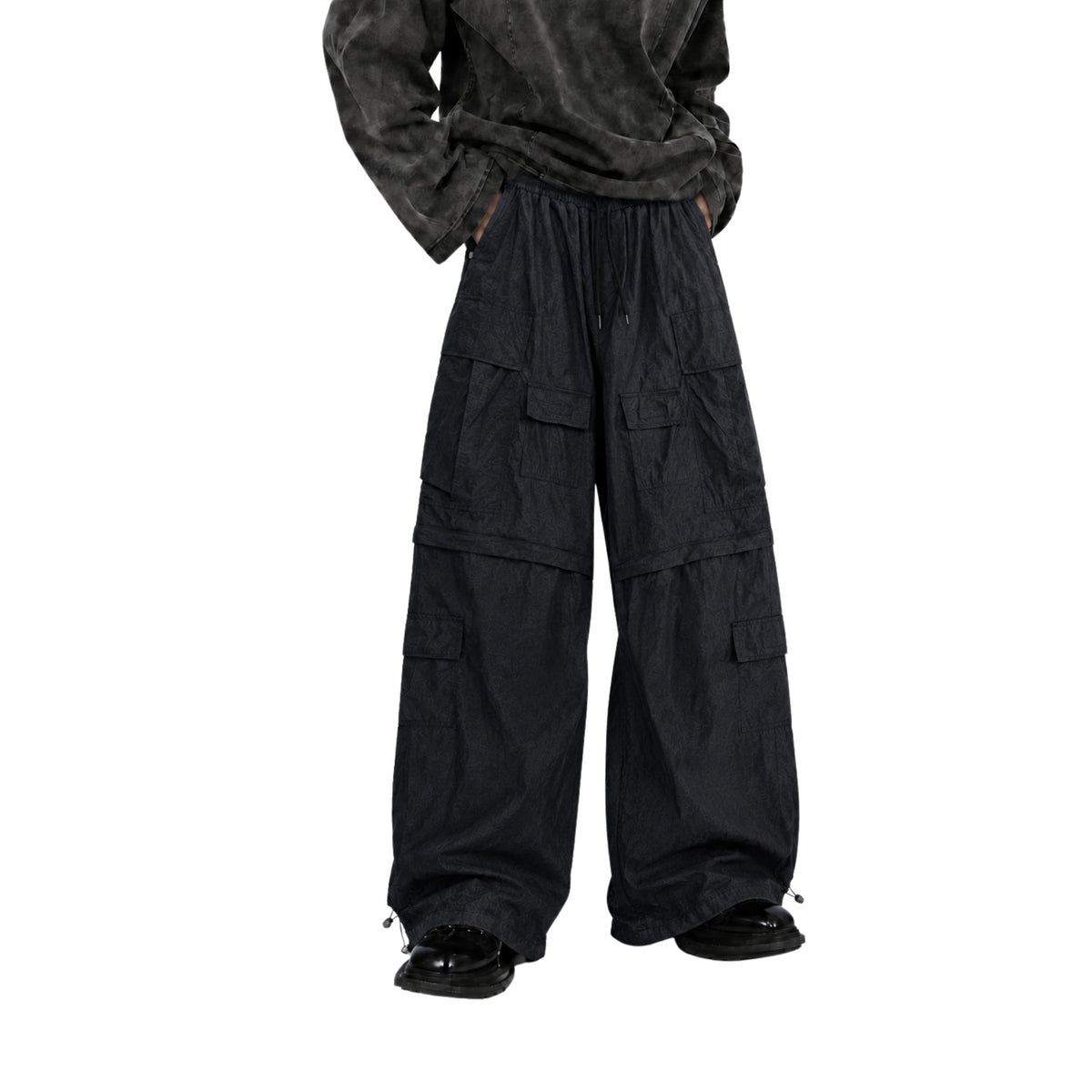 RAW/21 Tectical Wide Trousers Black (SS26)