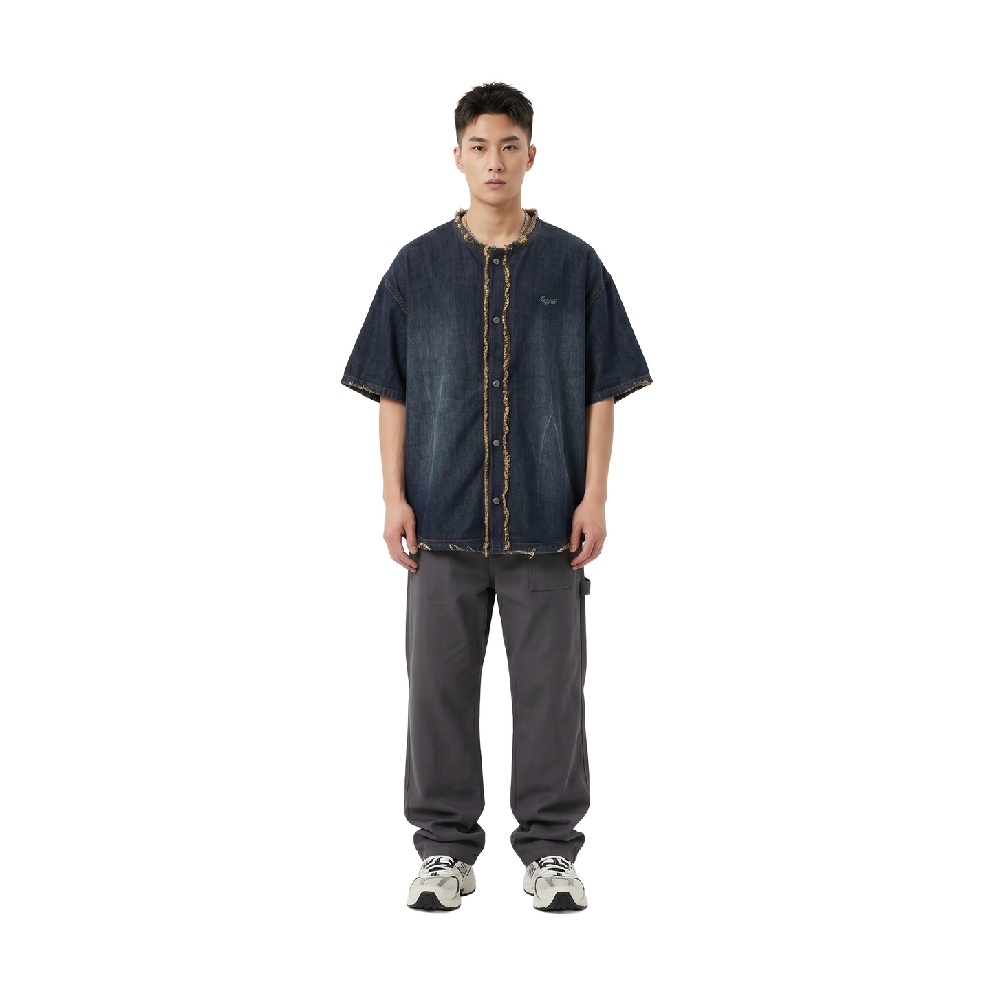 RAW/21 Alloy Short Sleeve Crew Neck Shirt Blue (SS26)