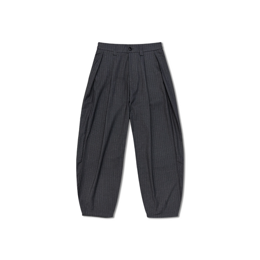 RAW/21 Wide Pinstripe Trousers Grey (SS26)