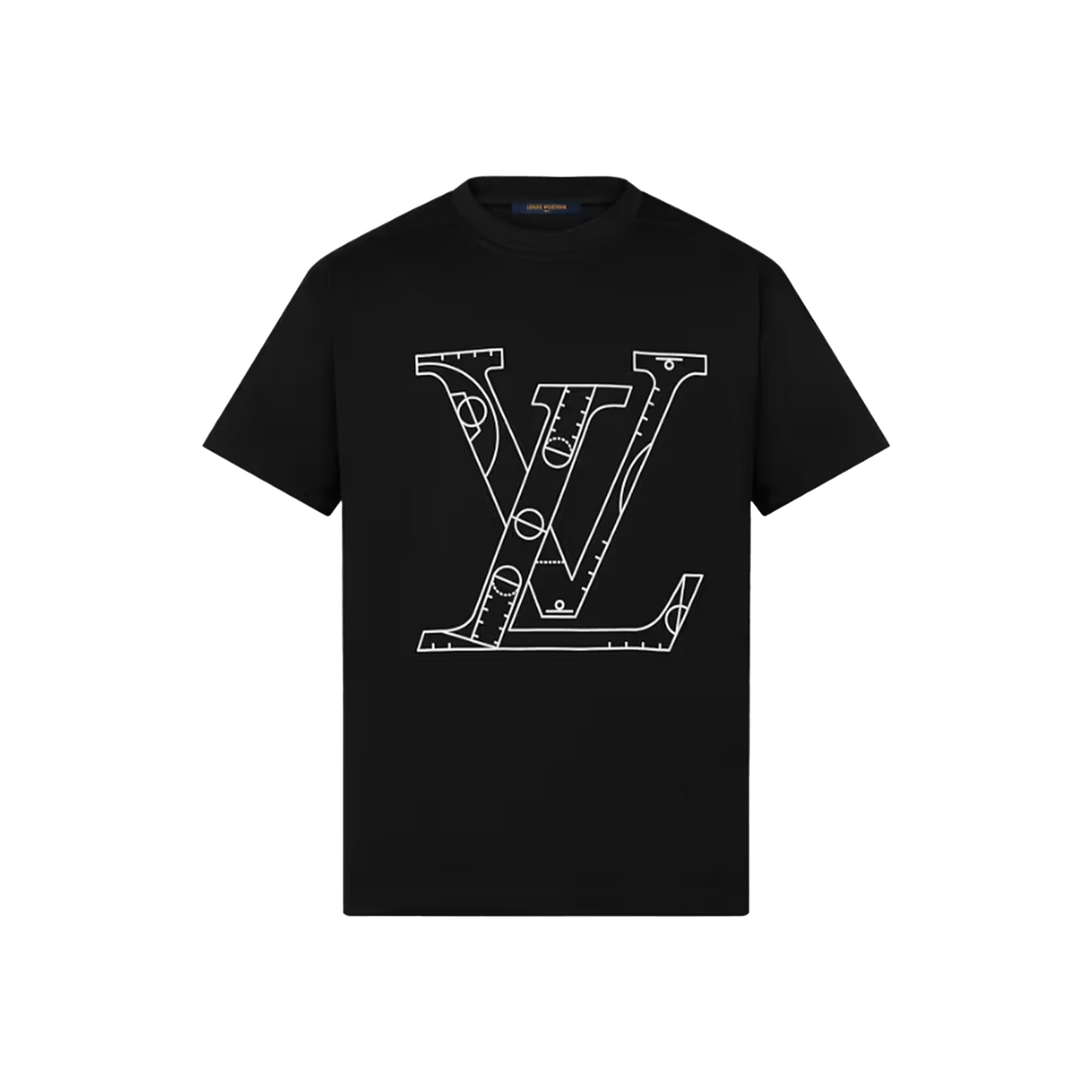 Louis Vuitton x NBA Logo Printed Tee Black