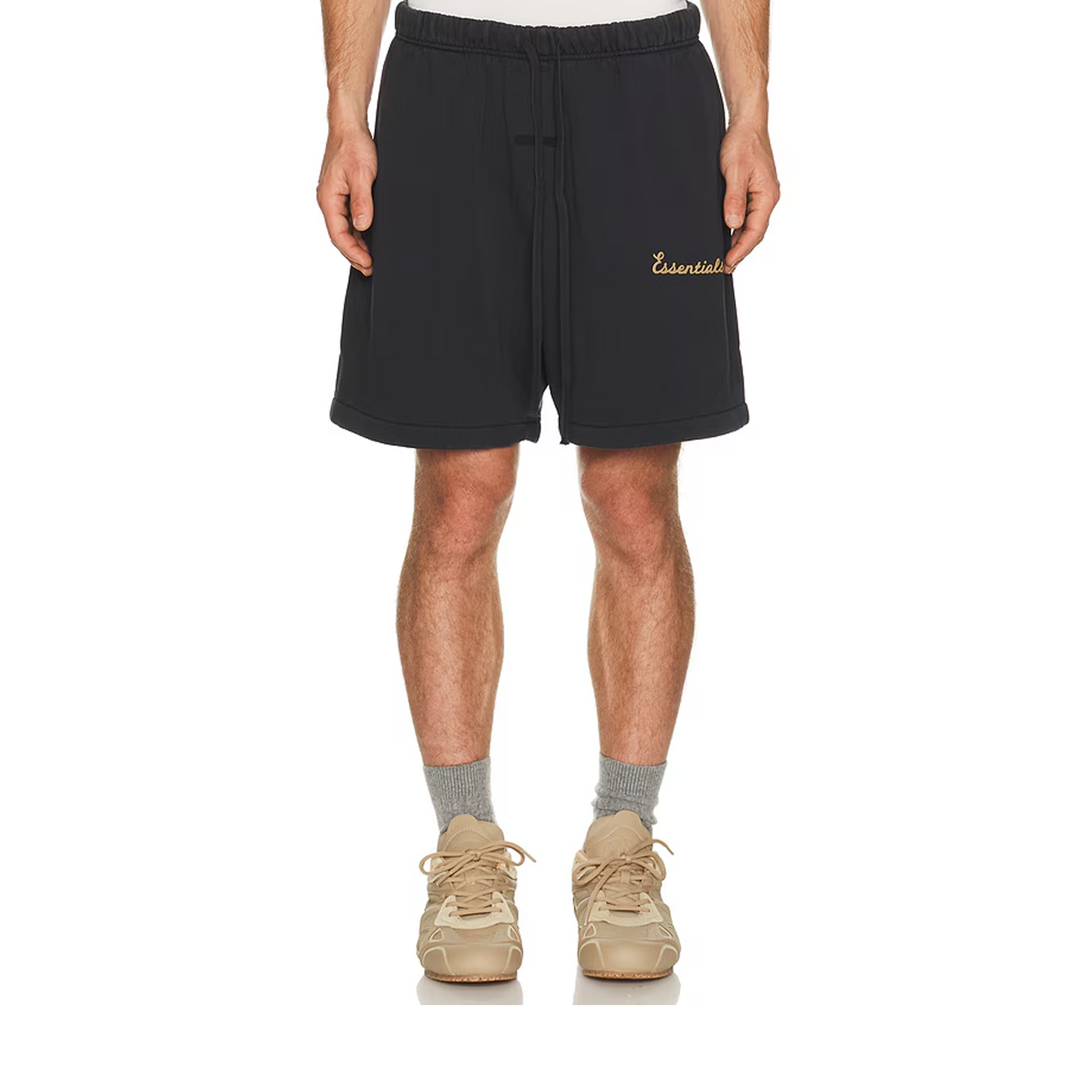 Fear of God Essentials Training Classic Fit Short Faded Black (SS26)