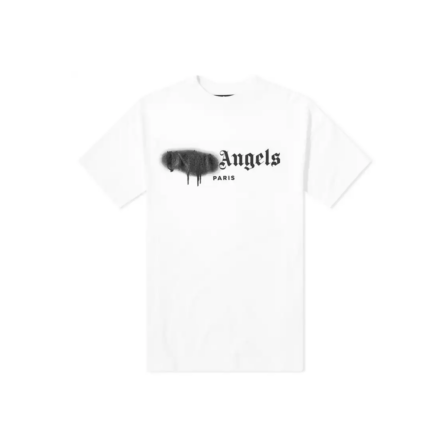 Palm Angels Paris Sprayed Logo Tee White