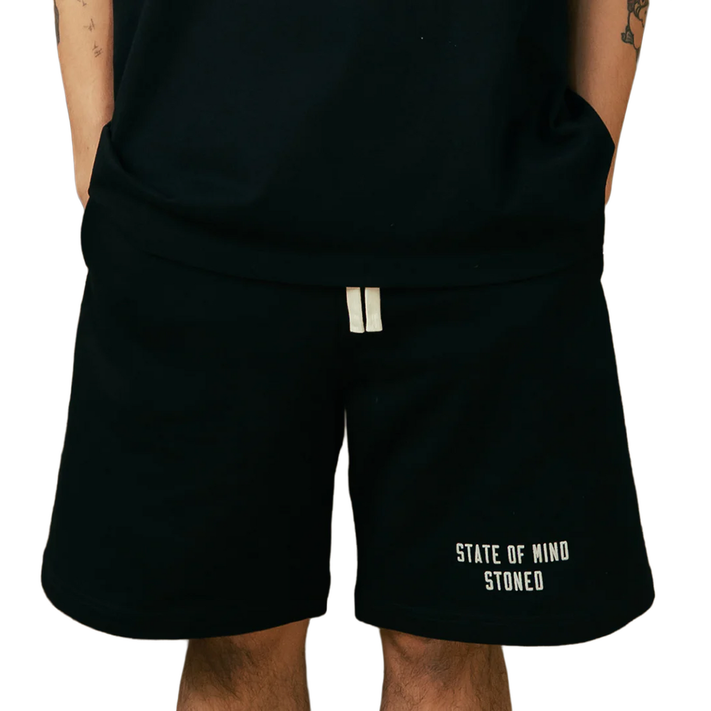 Stoned & Co ® Originals v2 : Black Shorts (FW25)