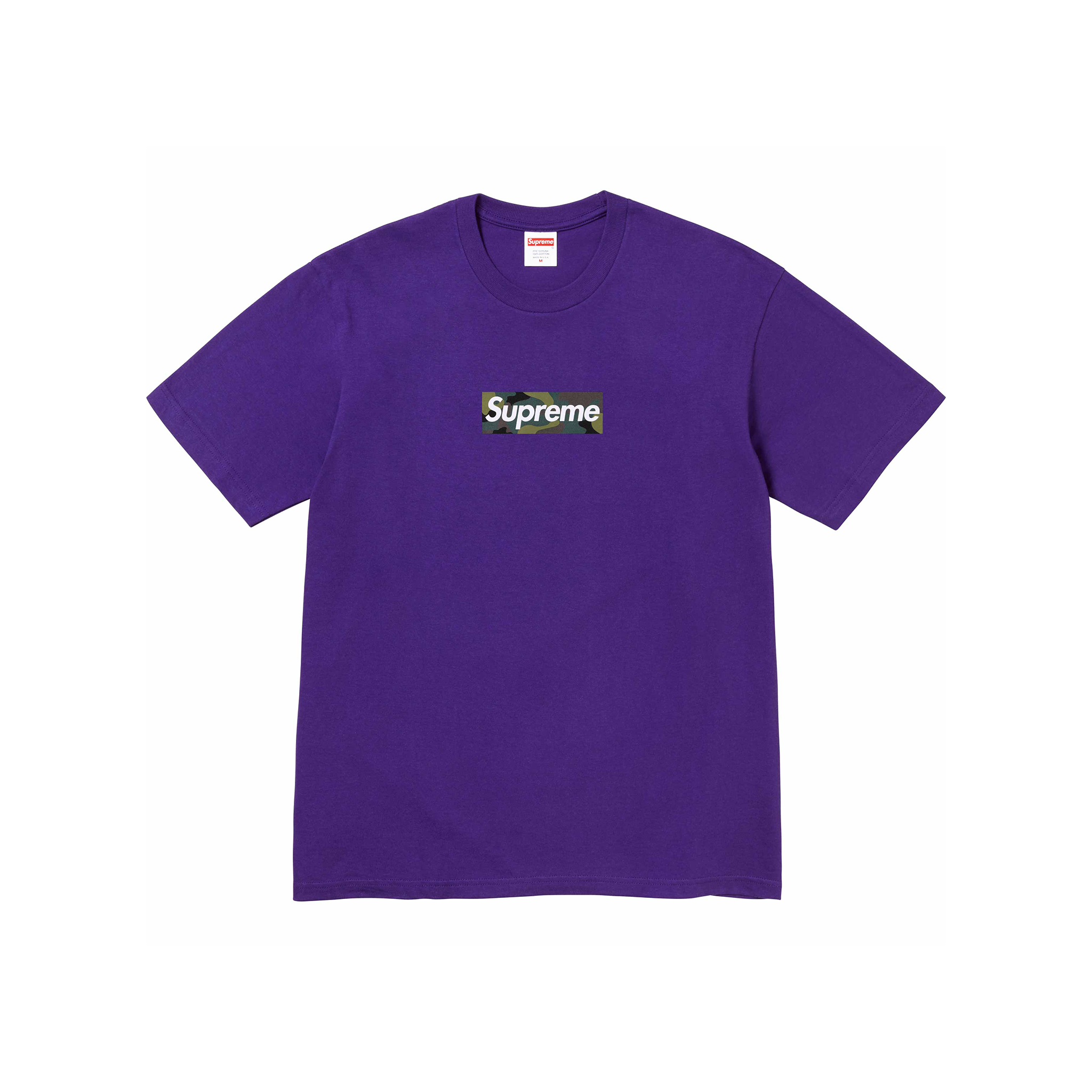 人気定番 Supreme Cross Futura Box Logo Cross Tee Tee Tee パープル