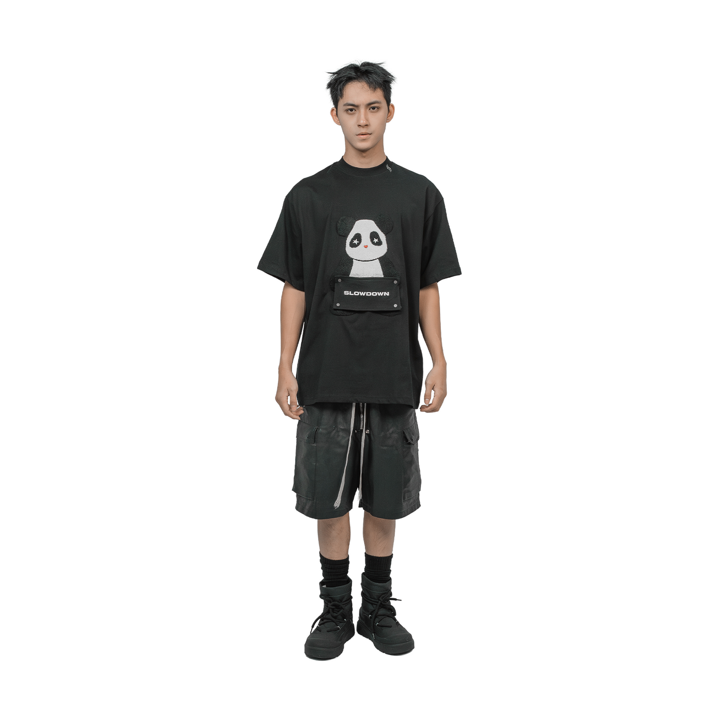SLOWDOWN AP Mask Tee Black (FW25) - Secret Edition