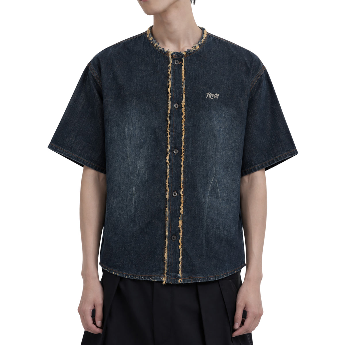 RAW/21 Alloy Short Sleeve Crew Neck Shirt Blue (SS26)