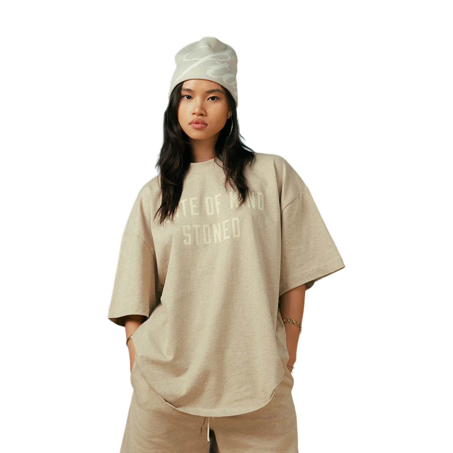 Stoned & Co ® Originals v2 : Beige Tee (FW25)
