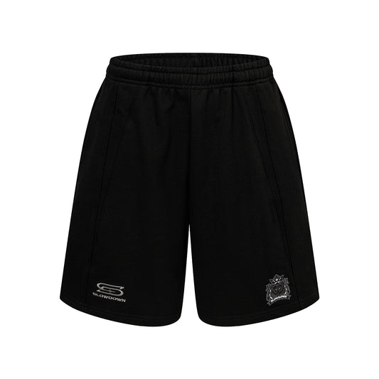 SLOWDOWN Time Out Sulaman Logo SD Seluar Pendek Hitam (SS26)