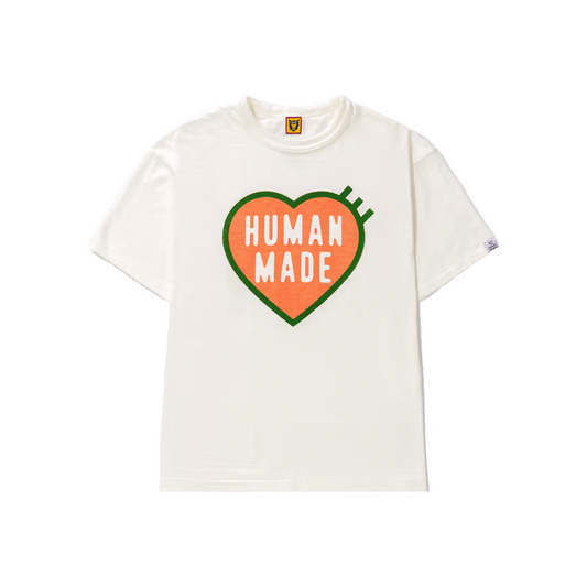 Human Made Heart Logo Graphic #13 Tee White