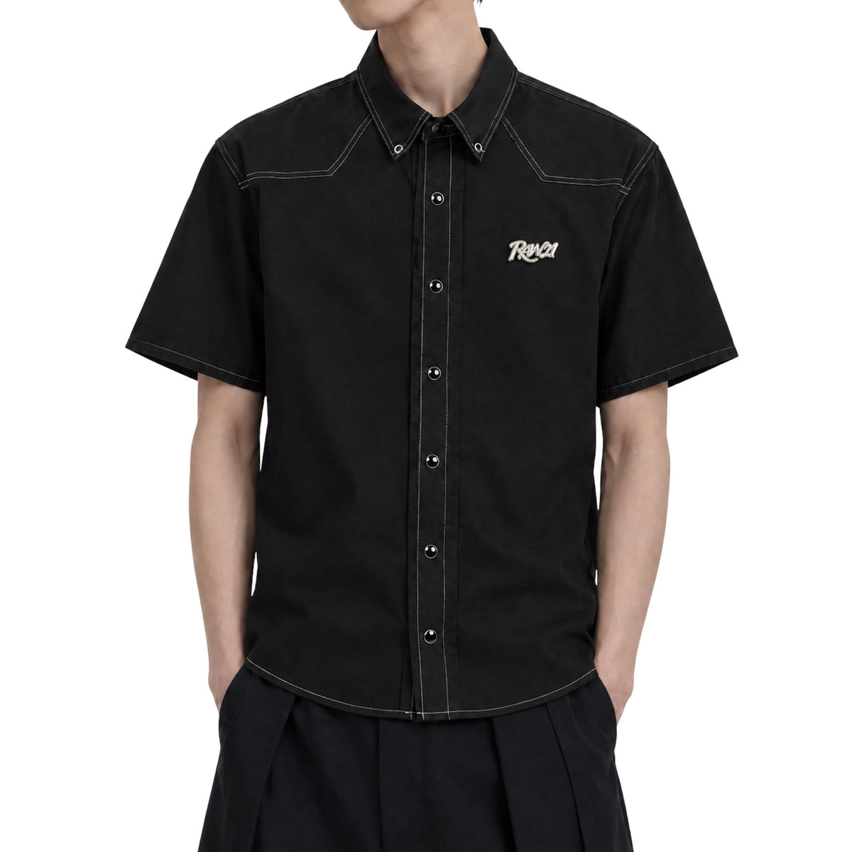 RAW/21 Bit-Perfect Short Sleeve Shirt Black (SS26)