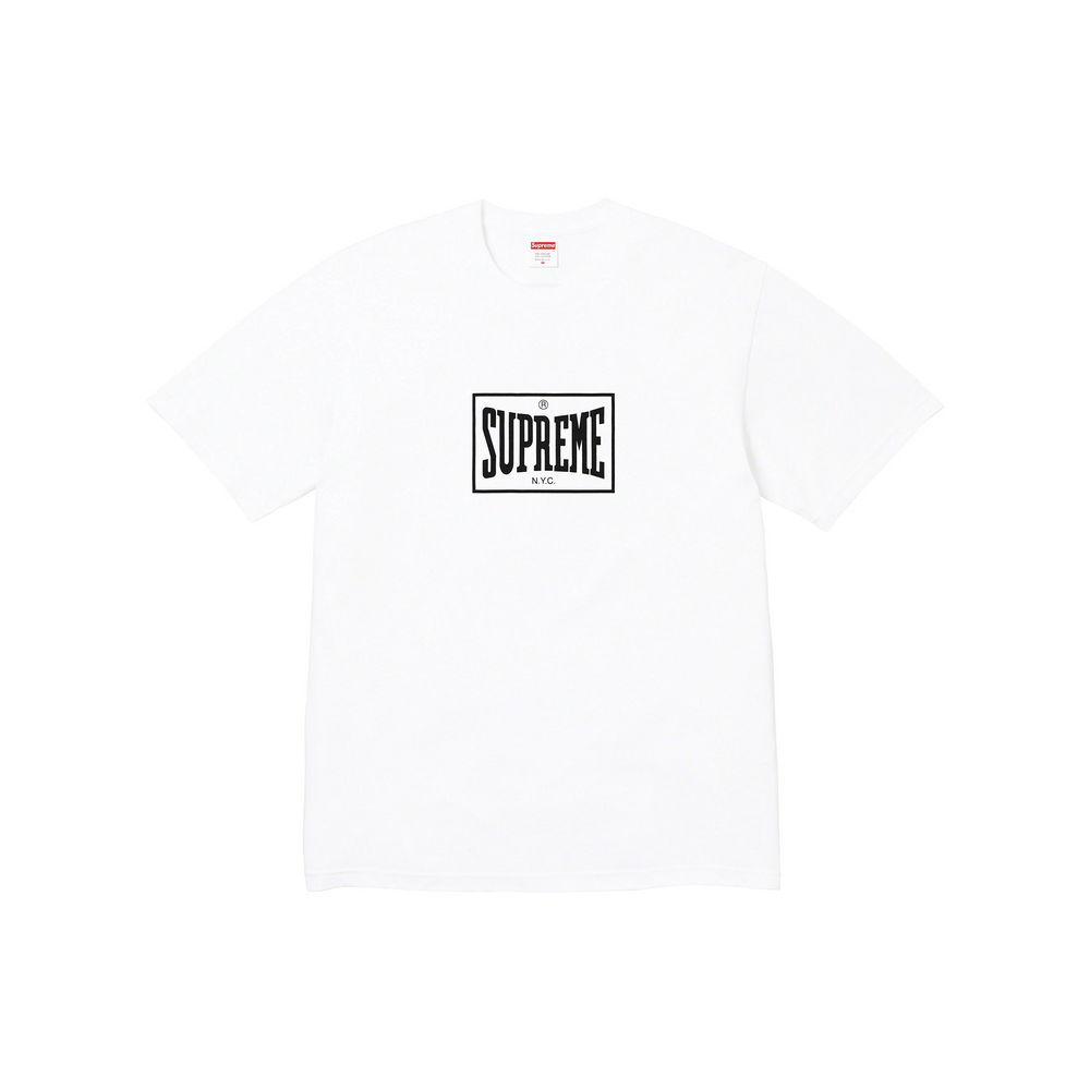 Supreme Warm Up Tee White (FW23)