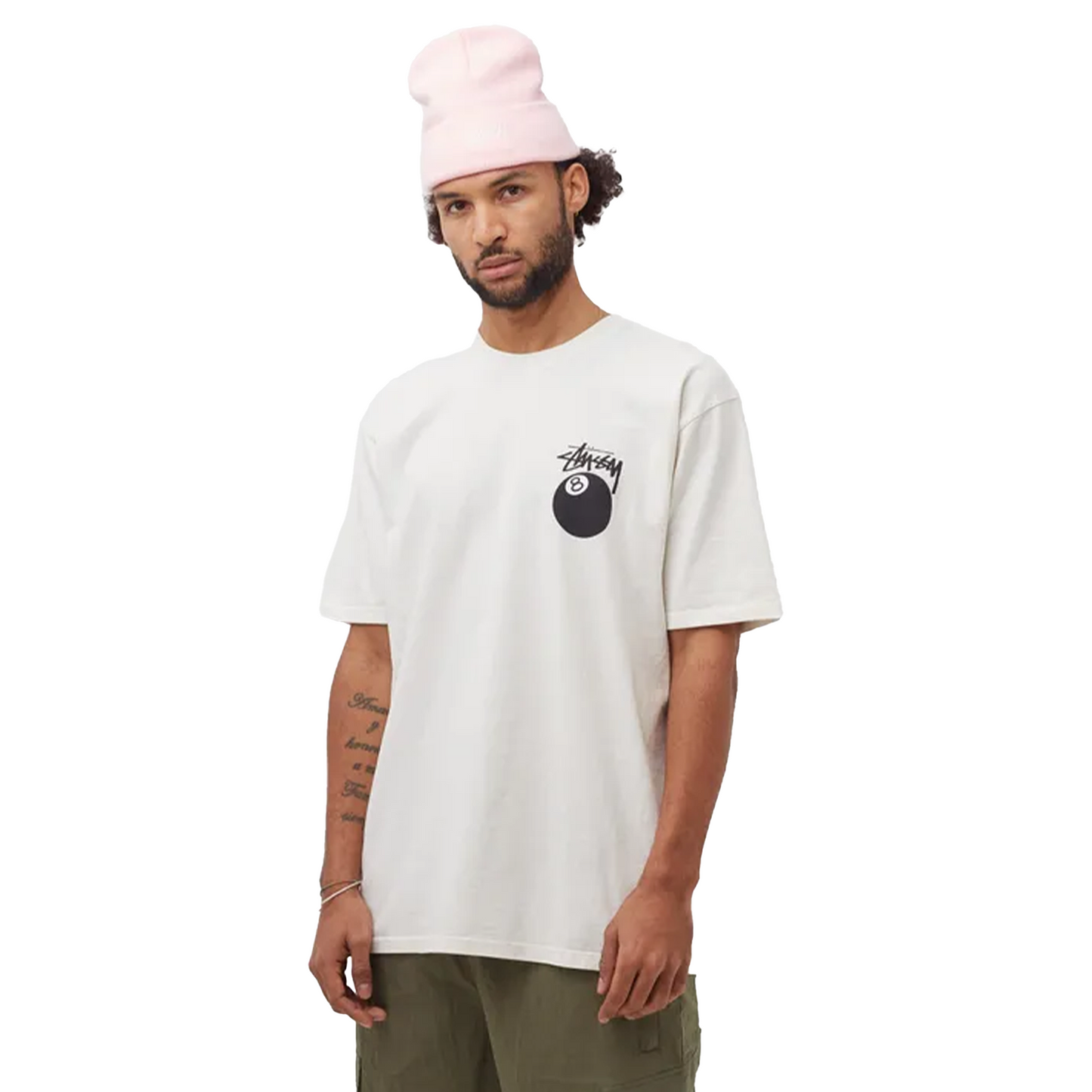 Stüssy 8 Ball Pigment Dyed Tee Natural