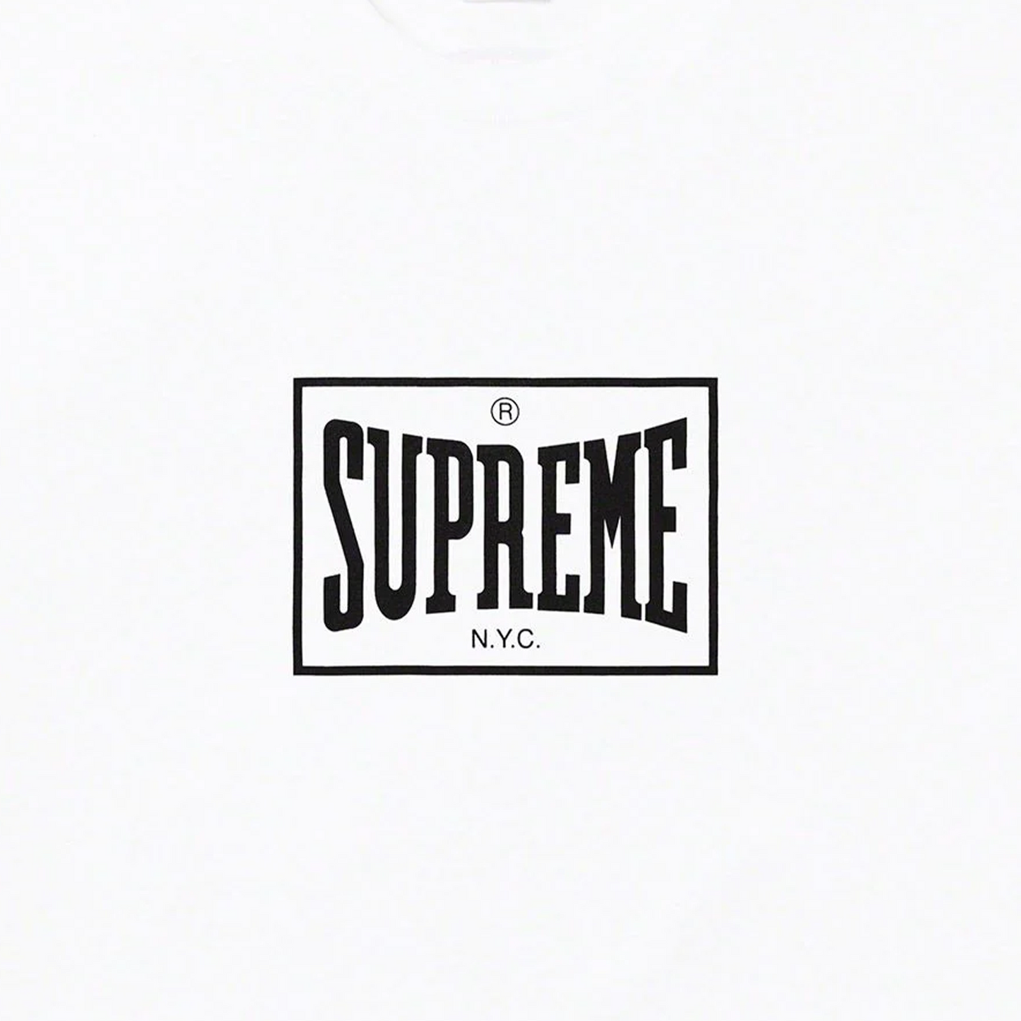 Supreme Warm Up Tee White (FW23)