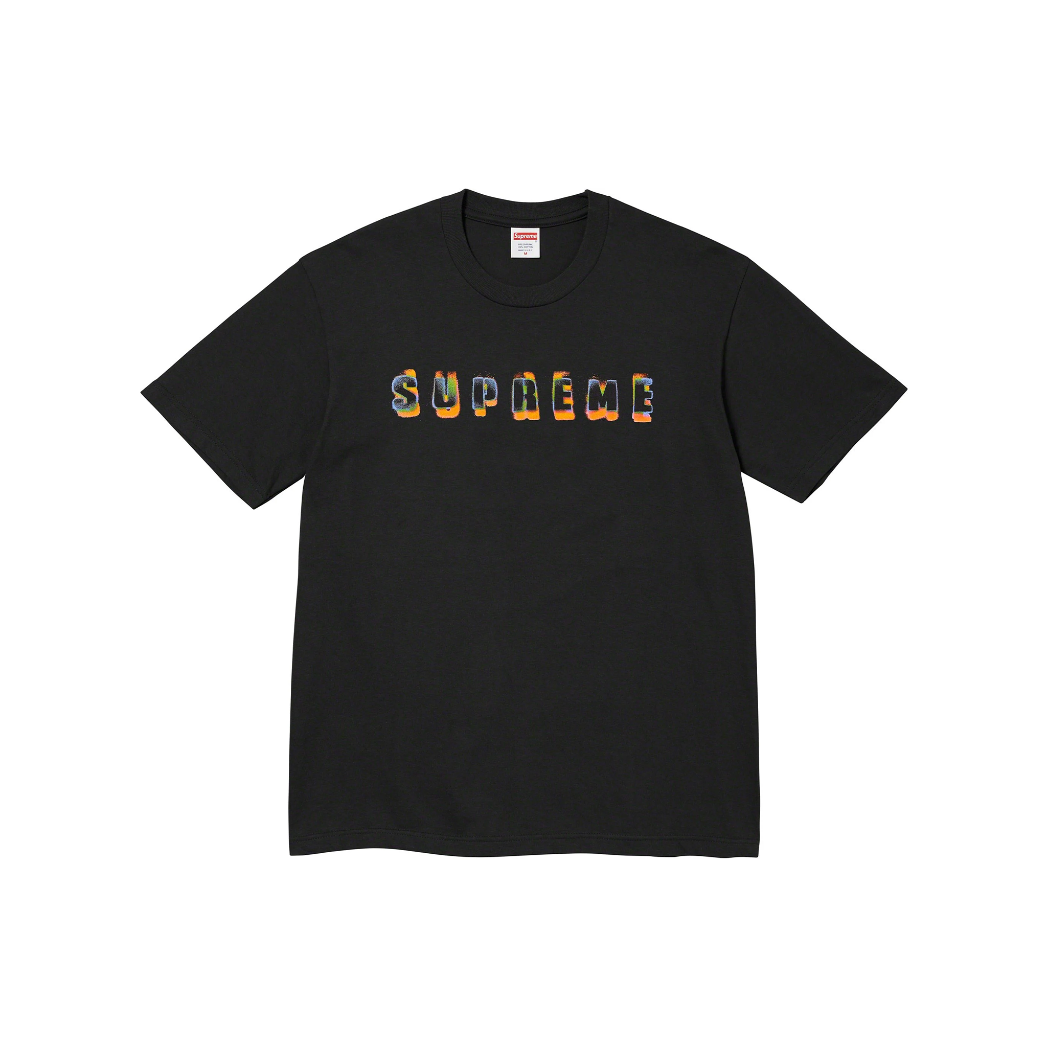 Supreme Stencil Tee Black (FW23) – STEALPLUG KL