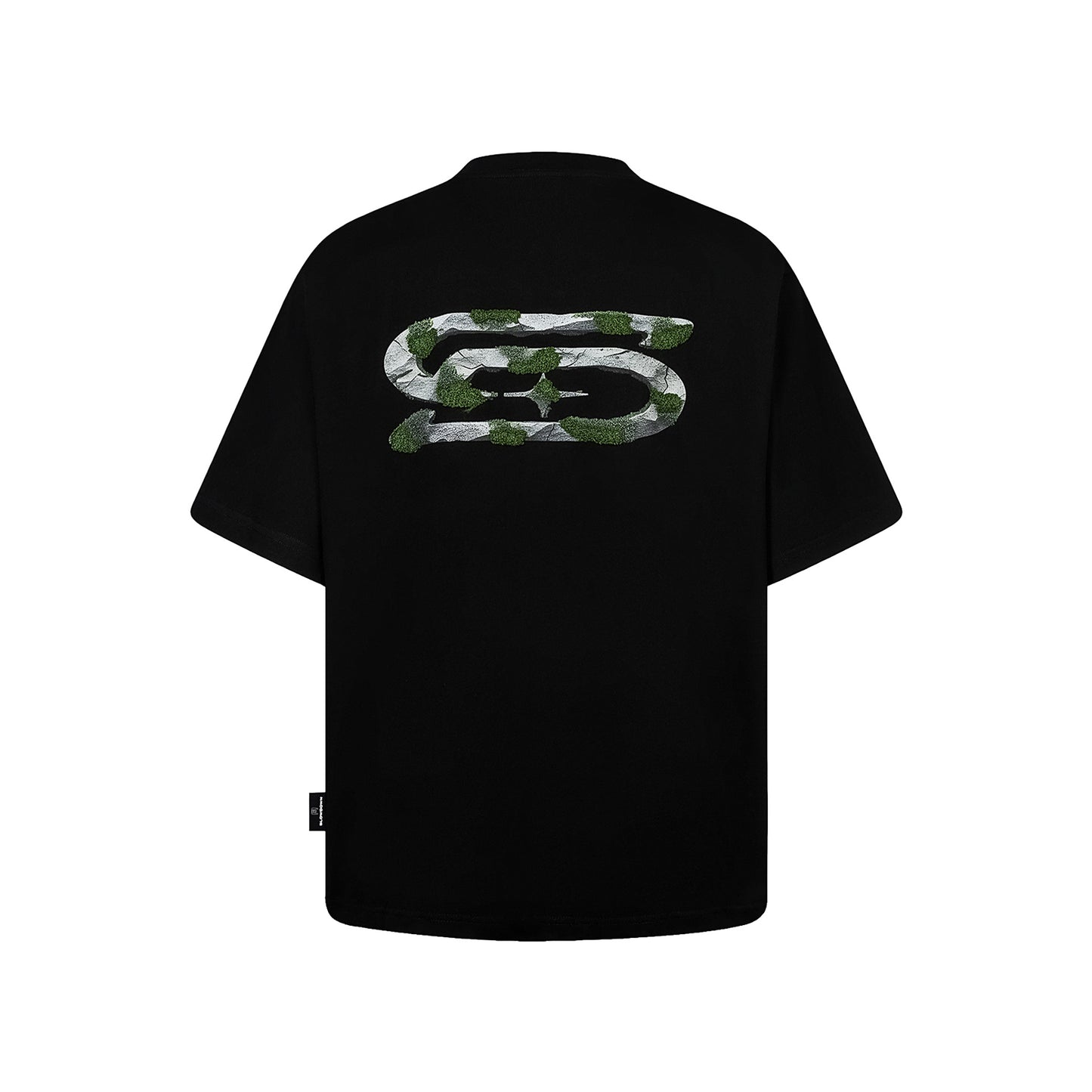 SLOWDOWN Moss Tee Black (SS26)