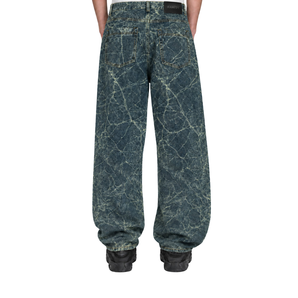 RAW/21 Metaline Ballon Wide Jeans Blue (SS26)