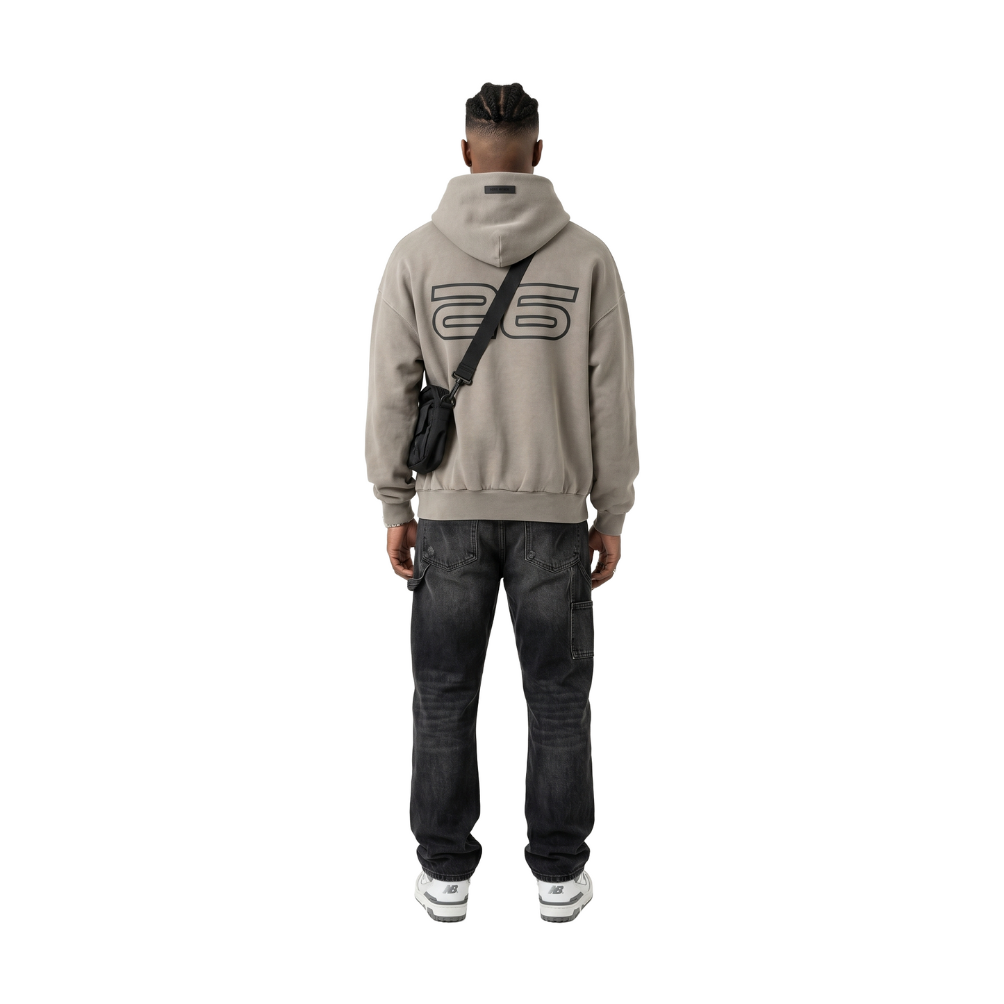 Fear of God Essentials 90s Hoodie Smoke Grey (FW25)