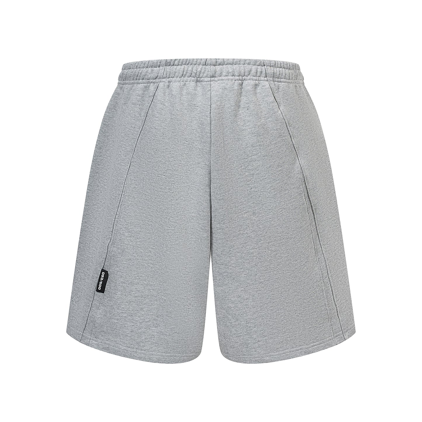 SLOWDOWN Time Out SD Logo Embroidery Sweatshort Light Grey (SS26)