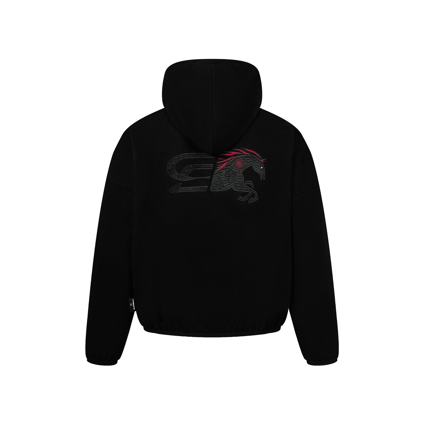 SLOWDOWN Logo Merge Hoodie Black (SS26)