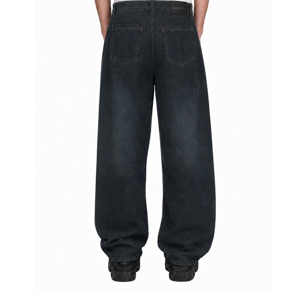RAW/21 Alloy Wide Leg Trousers Blue (SS26)