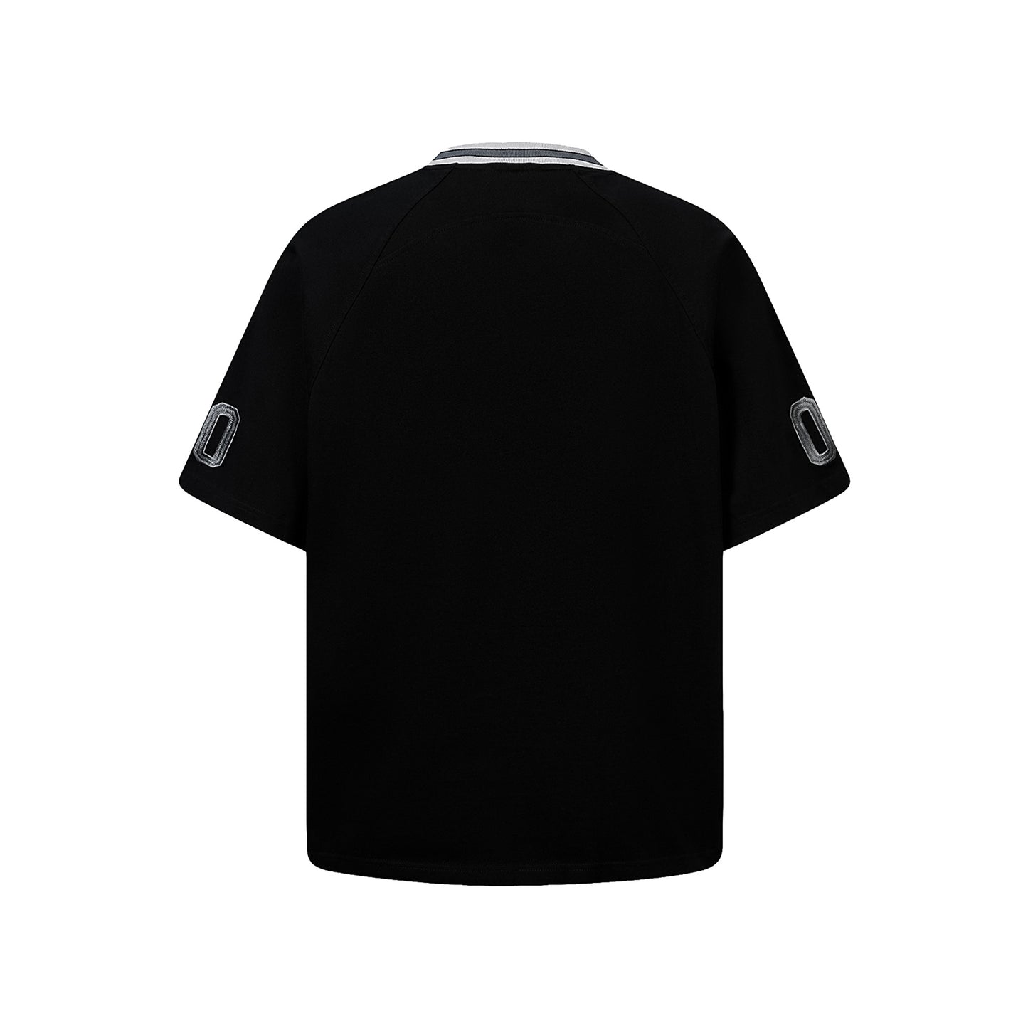 SLOWDOWN Time Out SD V-Neck Jersey Kuil Hitam (SS26)
