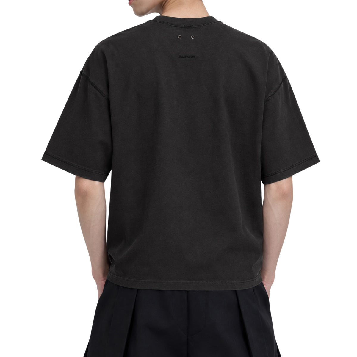 RAW/21 Direct Vintage Graphic Oversized Tee Washed Grey/Black (SS26)