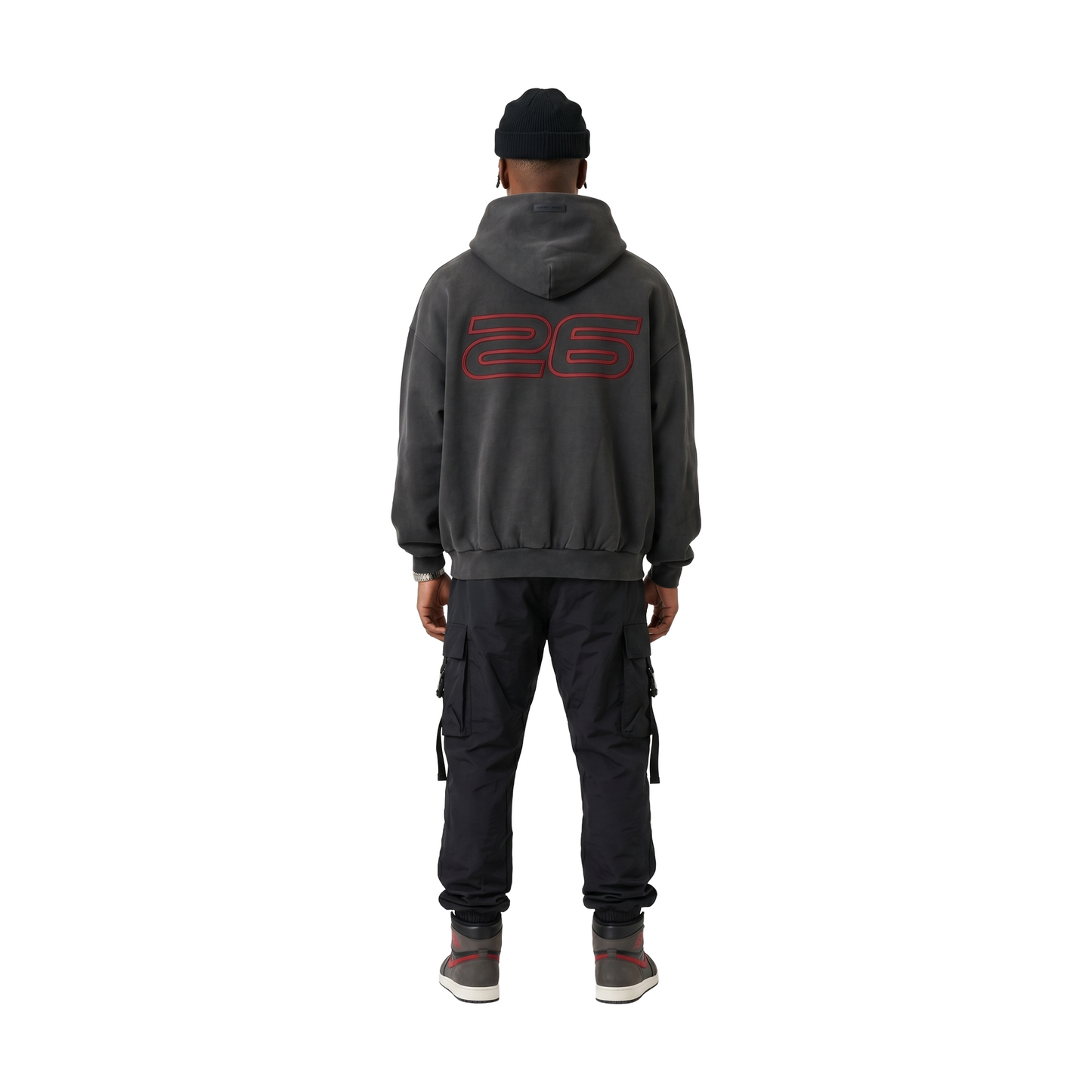 Fear of God Essentials 90s Hoodie Iron Grey (FW25)