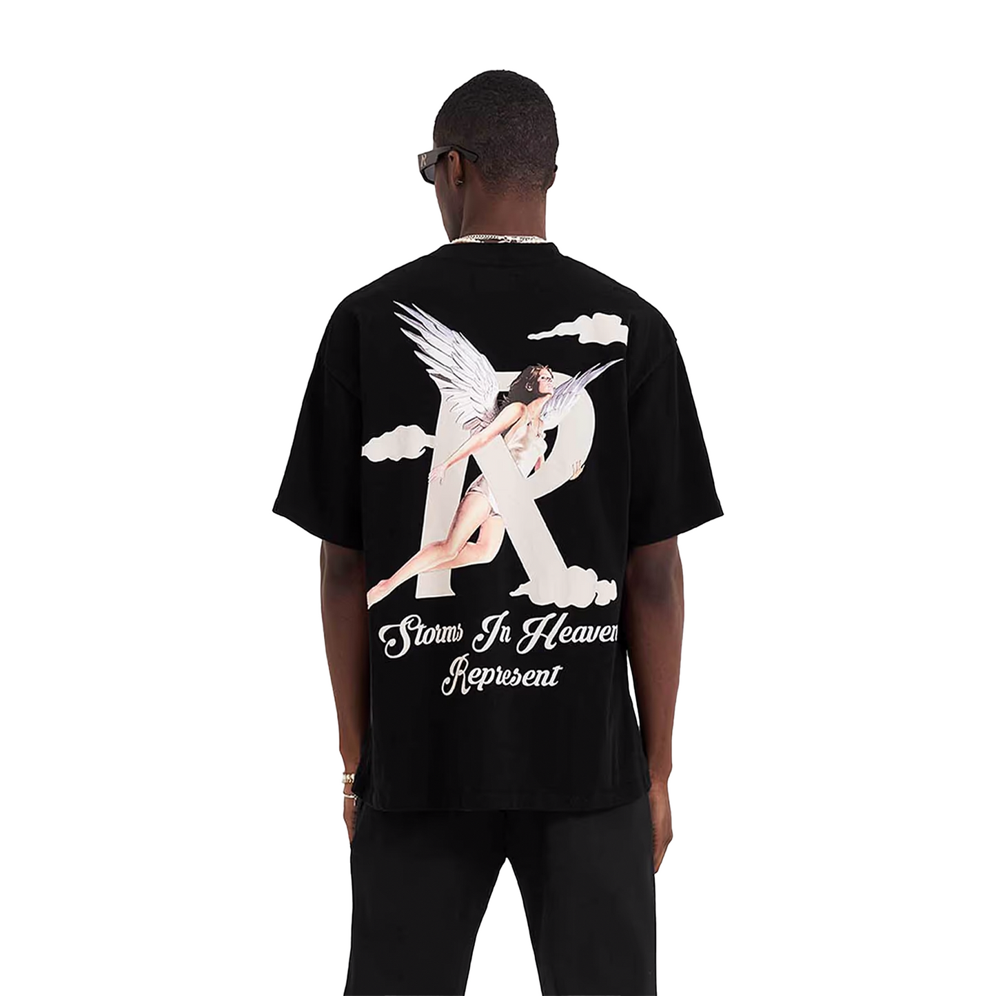 Represent Storms In Heaven Tee Jet Black