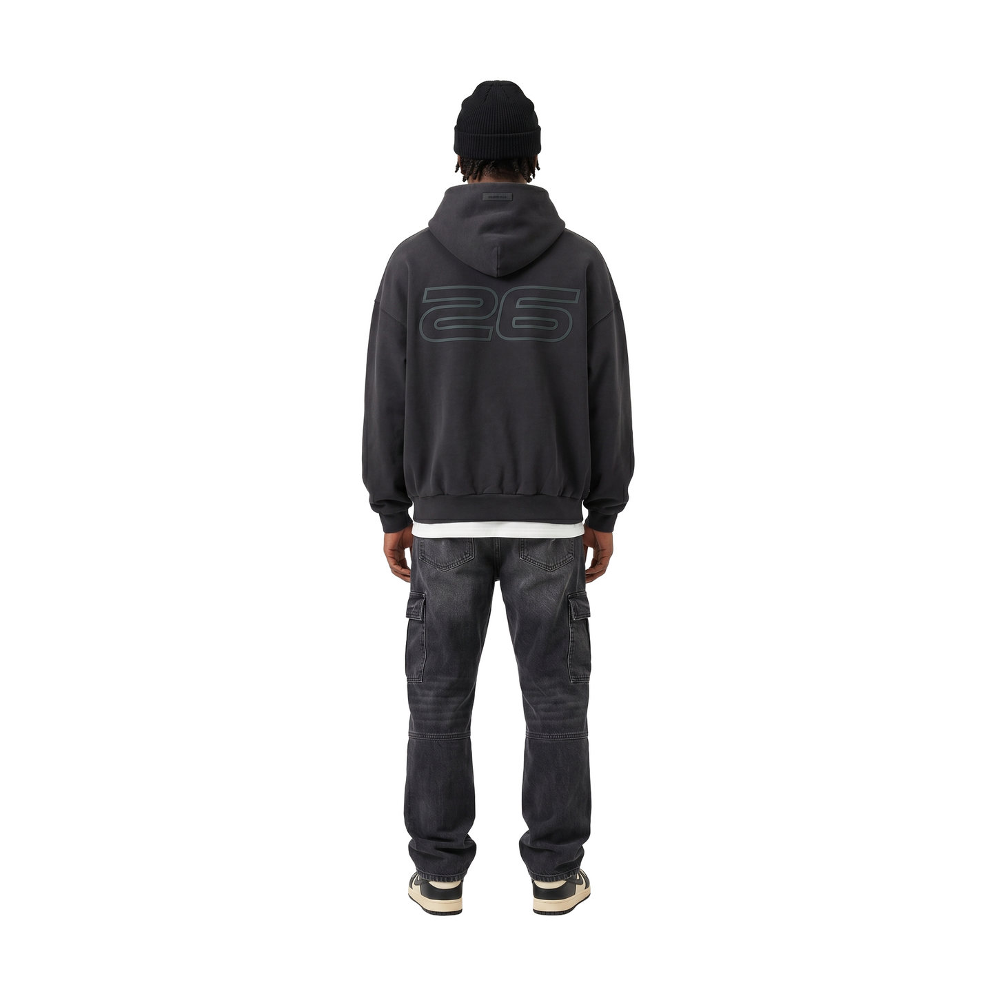 Fear of God Essentials 90s Hoodie Vintage Black (FW25)