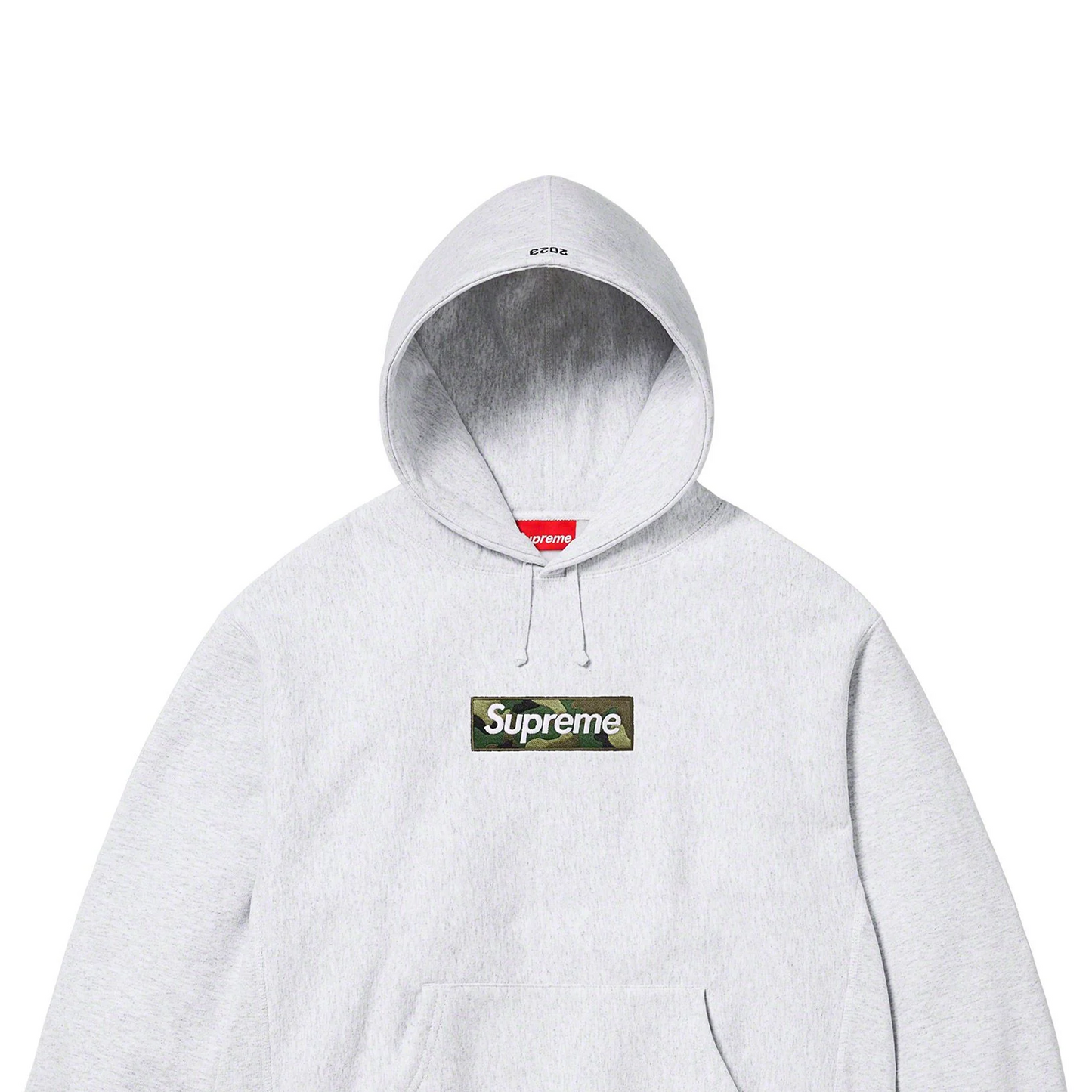 Supreme Box Logo Hooded Sweatshirt Ash Grey – STEALPLUG KL