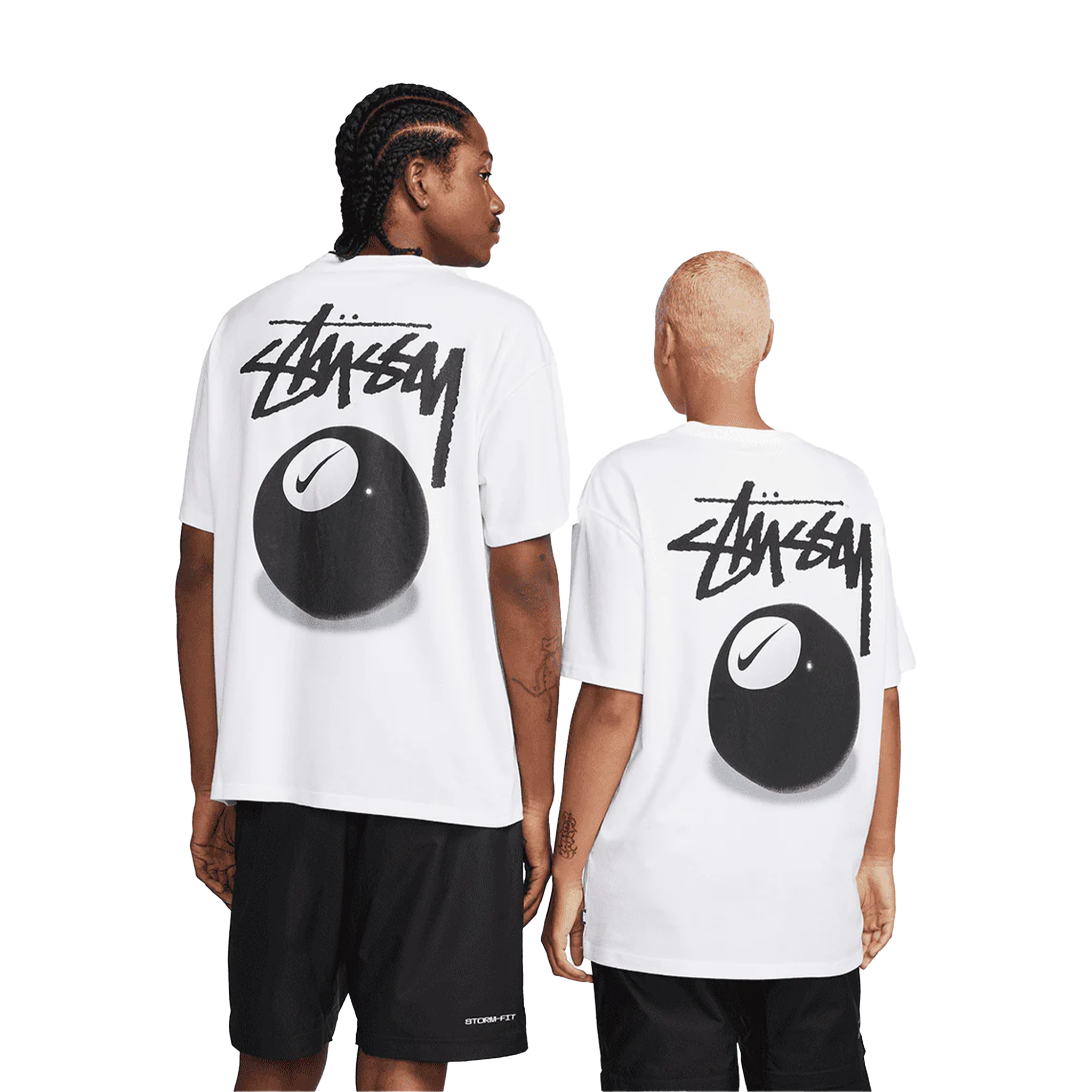 Nike x Stussy 8 Ball Tee White