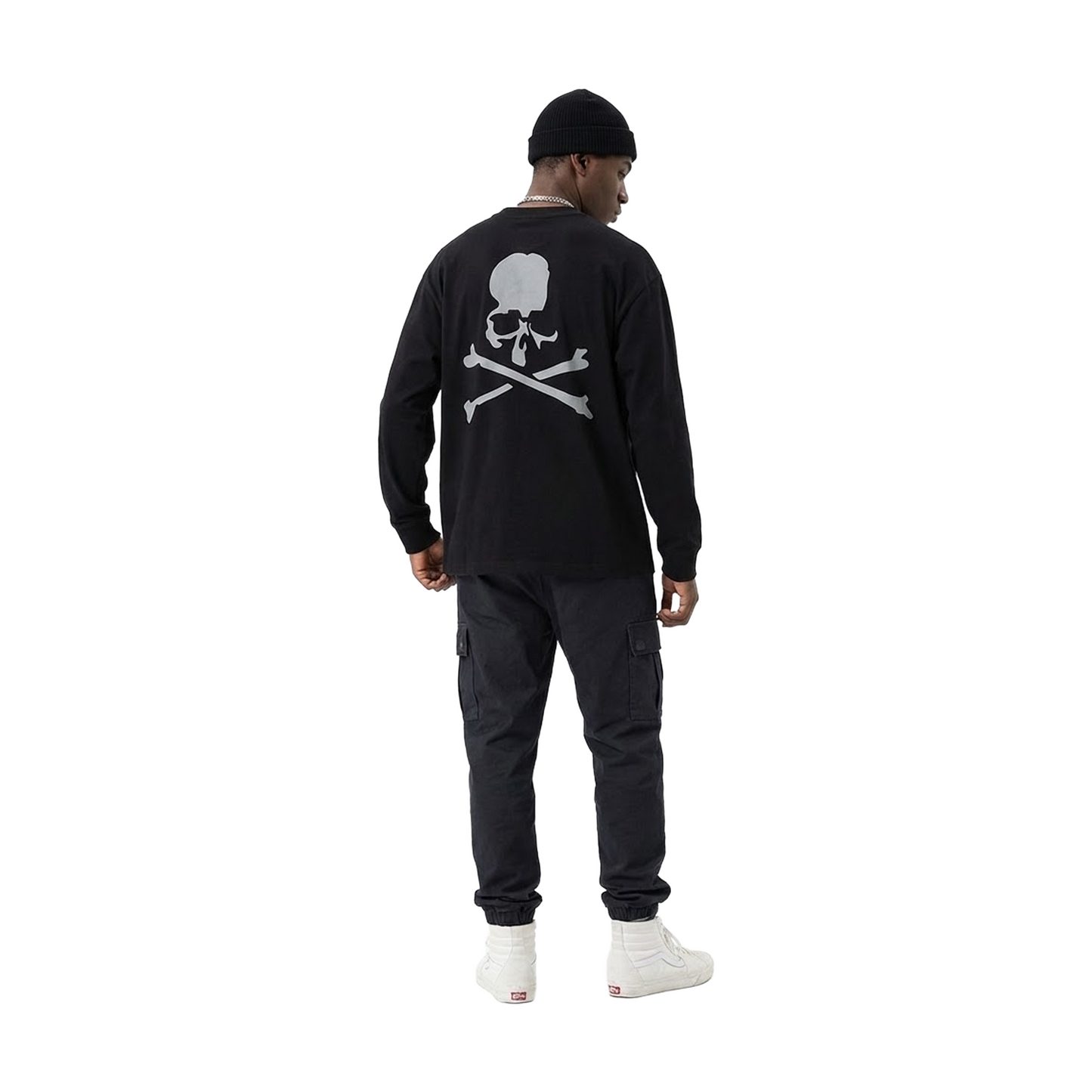 MASTERMIND JAPAN x Dickies Long Sleeved Tee Black (SS25)