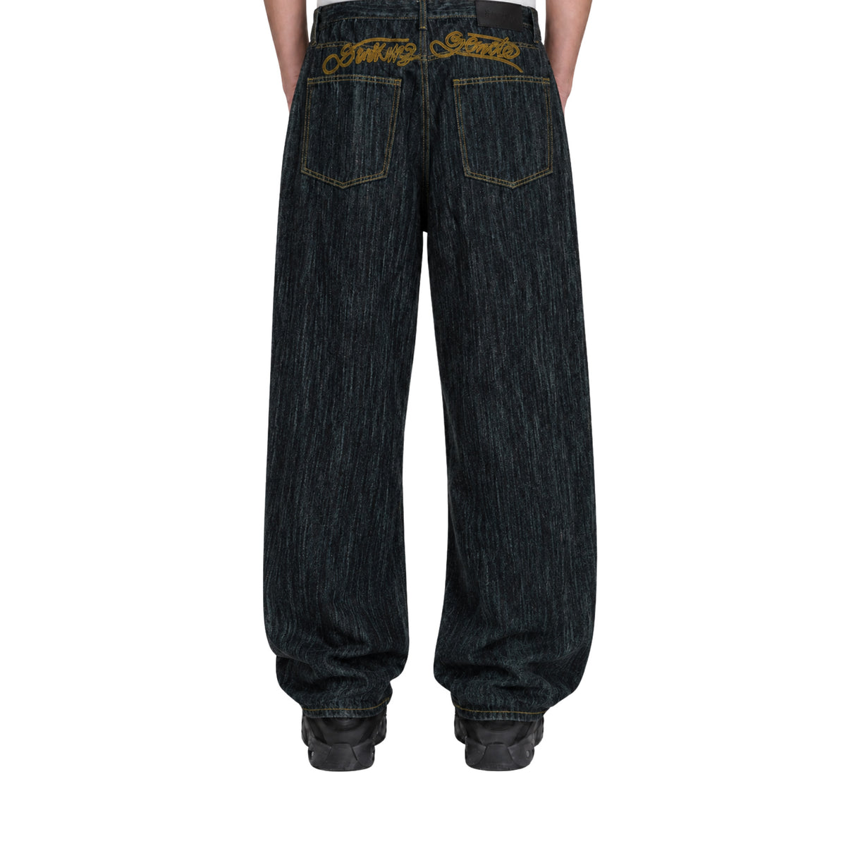 RAW/21 Aero-Form Wide Straight Cut Jeans Black (SS26)