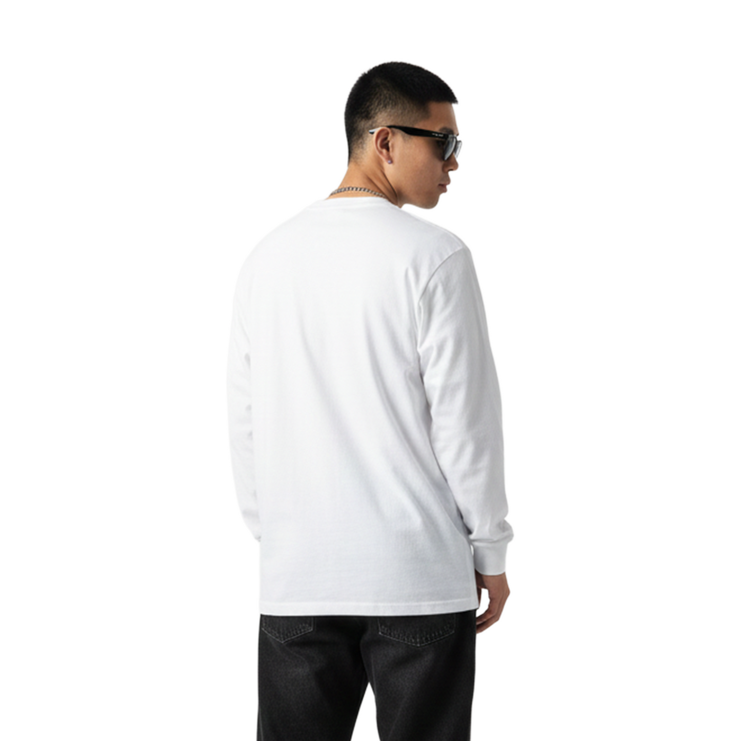 Supreme Tech Long Sleeved Tee White (SS19)