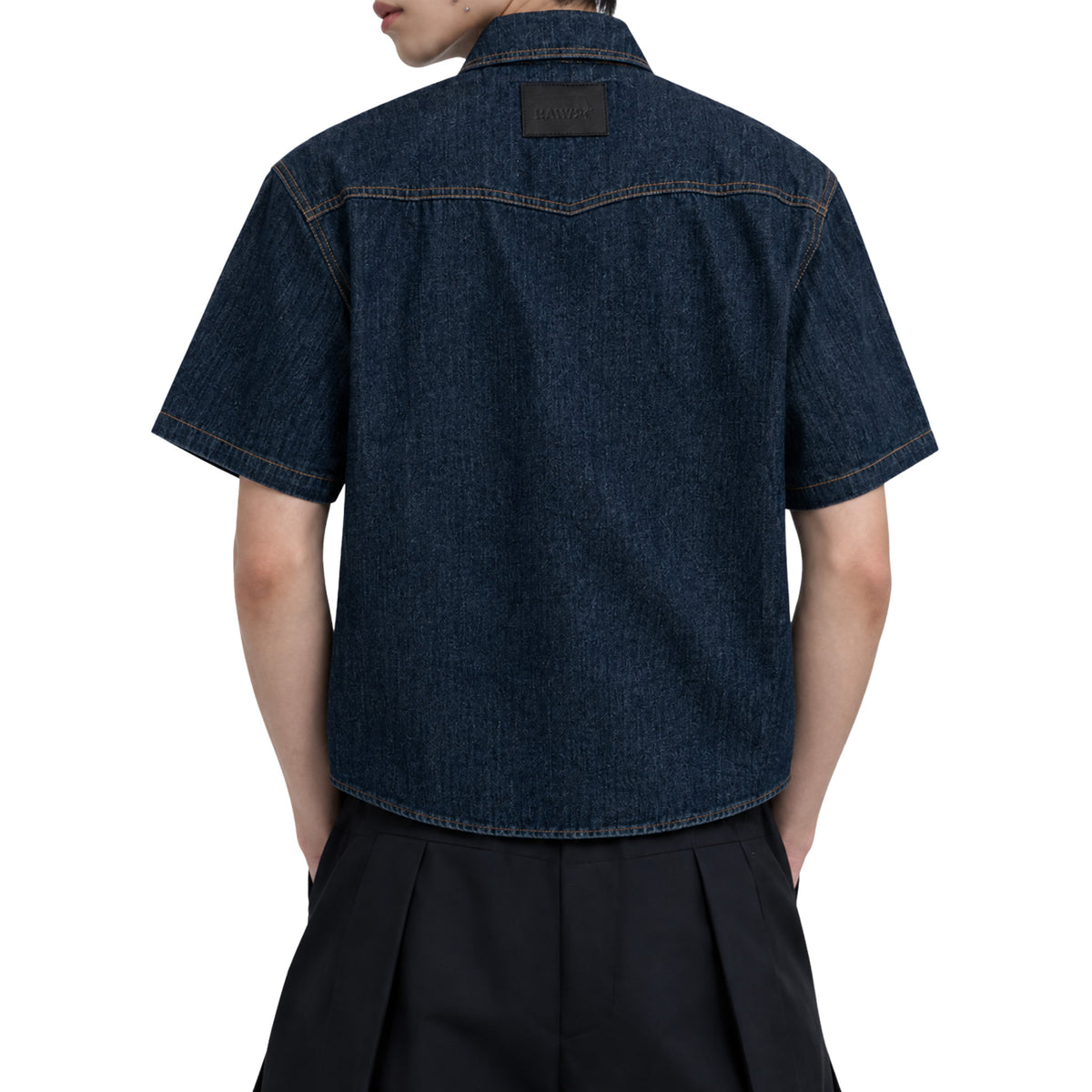 RAW/21 Accent Short Sleeve Shirt Denim Blue (SS26)