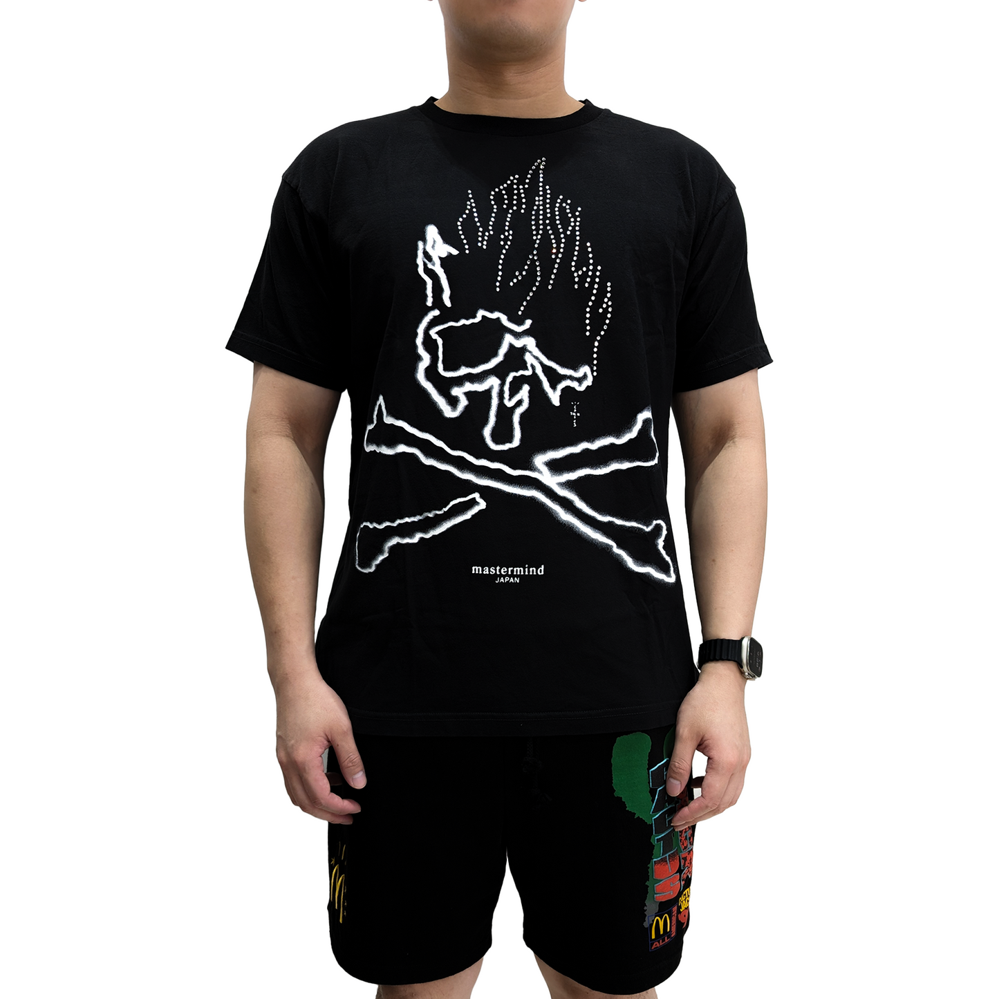 Travis Scott Cactus Jack For MASTERMIND Skull Tee Black Travis Scott Cactus Jack For MASTERMIND Skull Tee Black