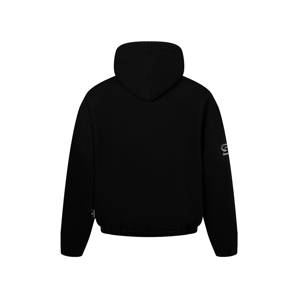 SLOWDOWN Time Out SD Quilted Logo Hoodie Black (SS26)