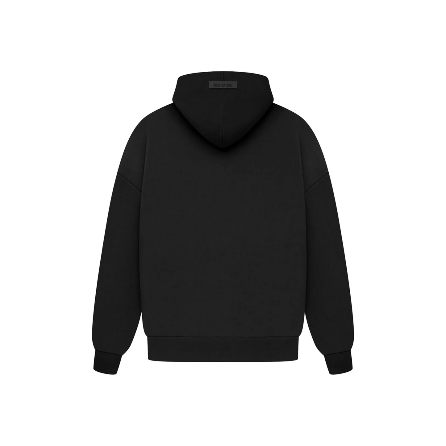 Fear of God Essentials Arch Logo Hoodie Jet Black (SS23)