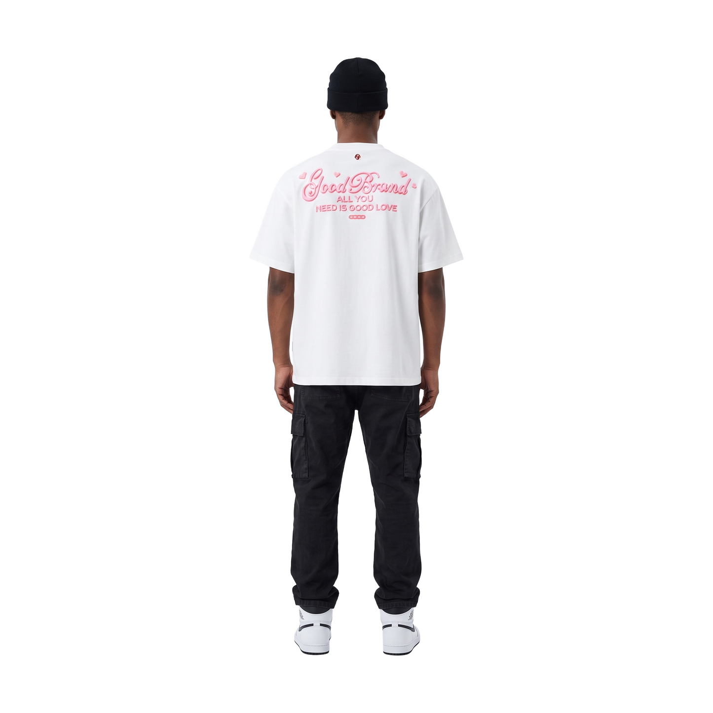 GOODBRAND 520 Limited Edition Kek Berlian Buatan T/S Lengan Pendek Putih (SS26)
