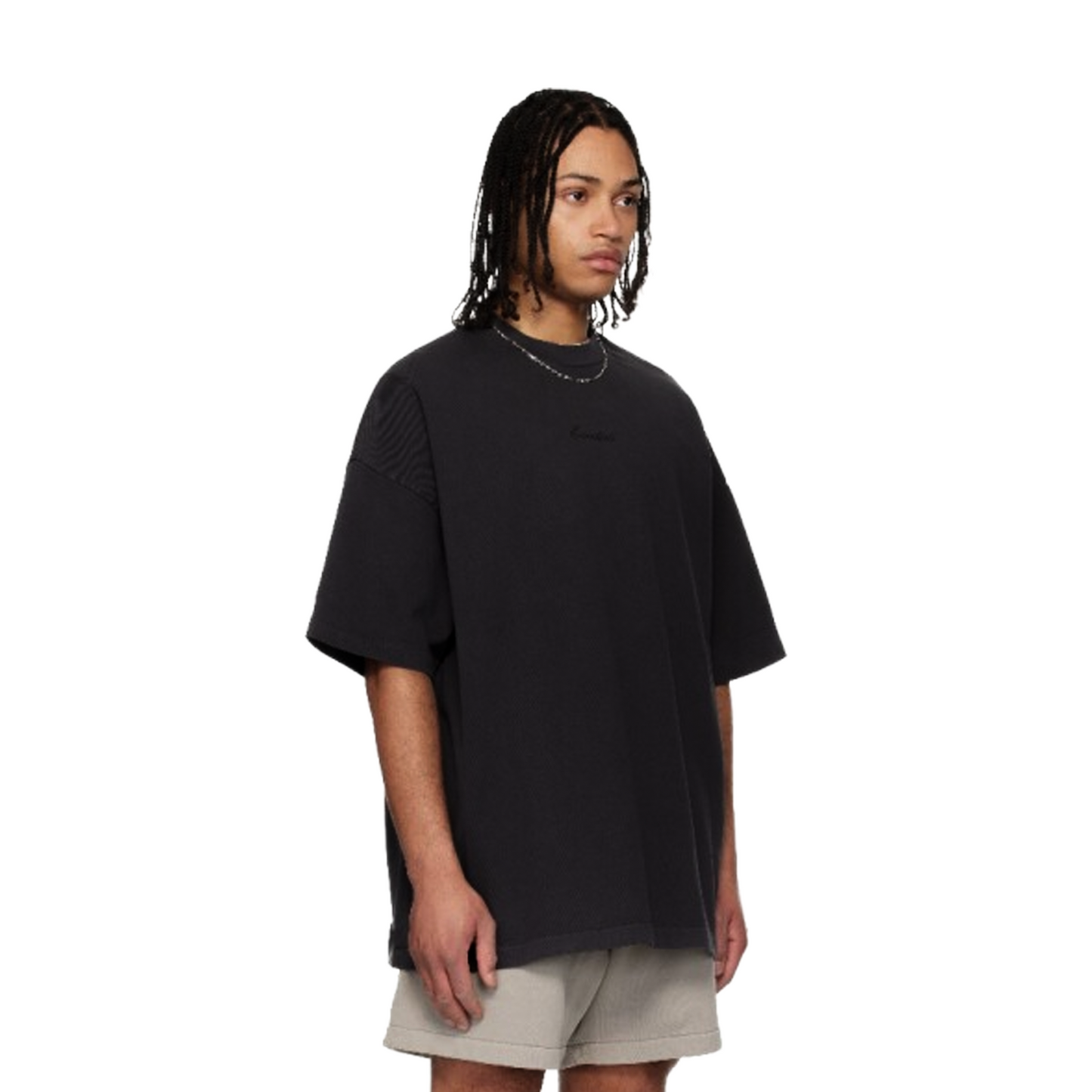 Fear of God Essentials Signature 90's Short Sleeved Tee Faded Black (SS26)