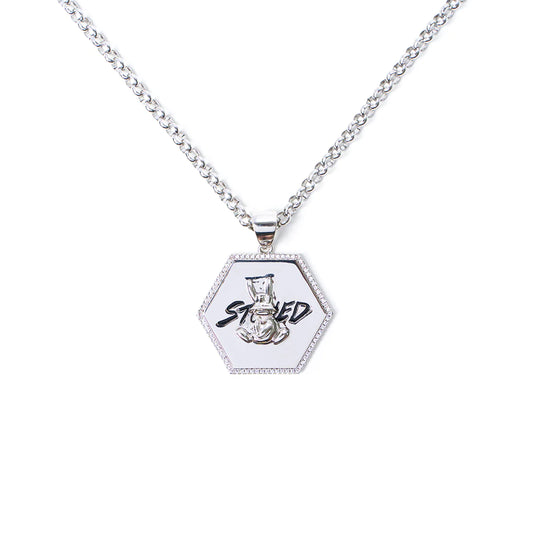 EK Collection x Stoned & Co ® Love Stoned Necklace Silver