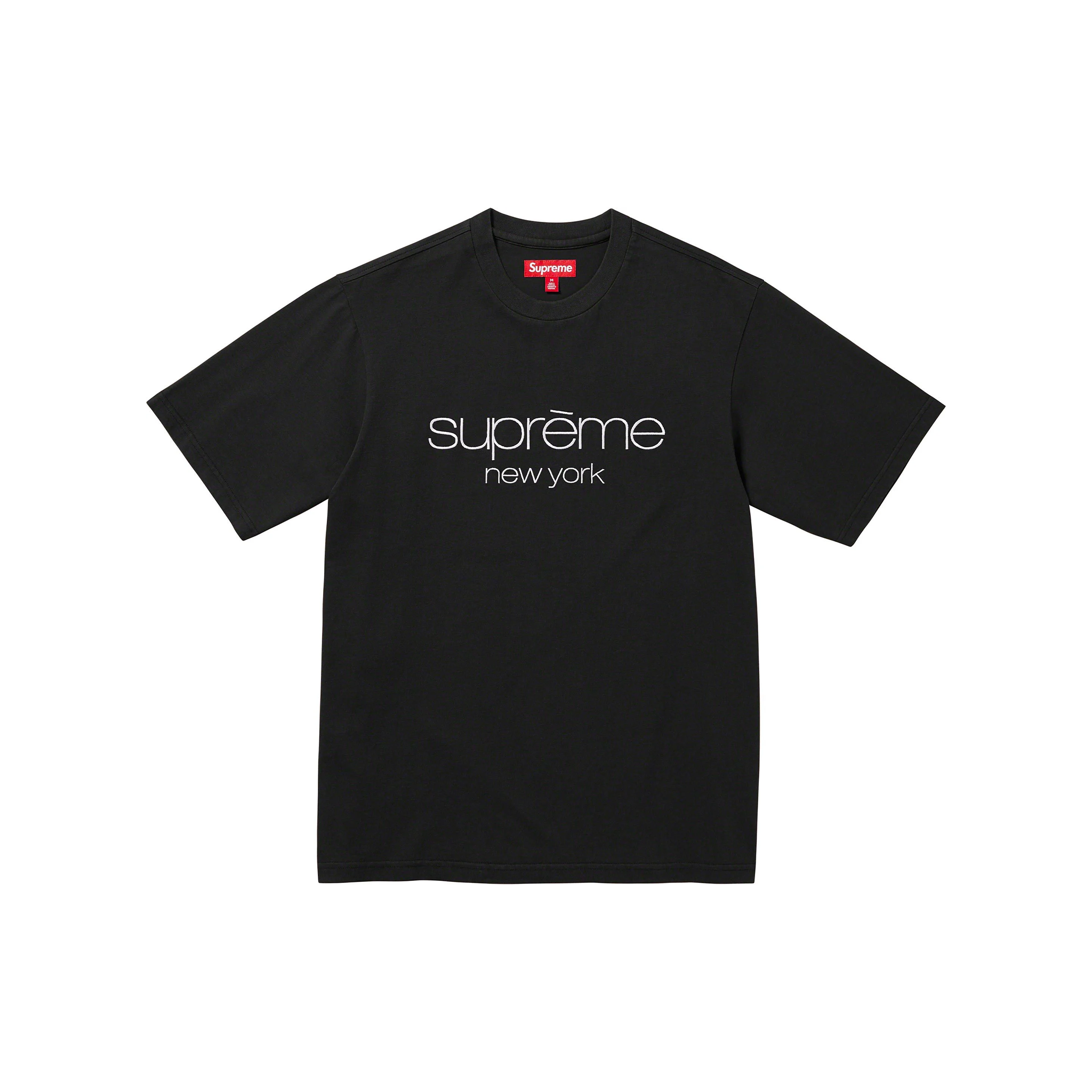 Supreme Classic Logo Short Sleeve Tee Black