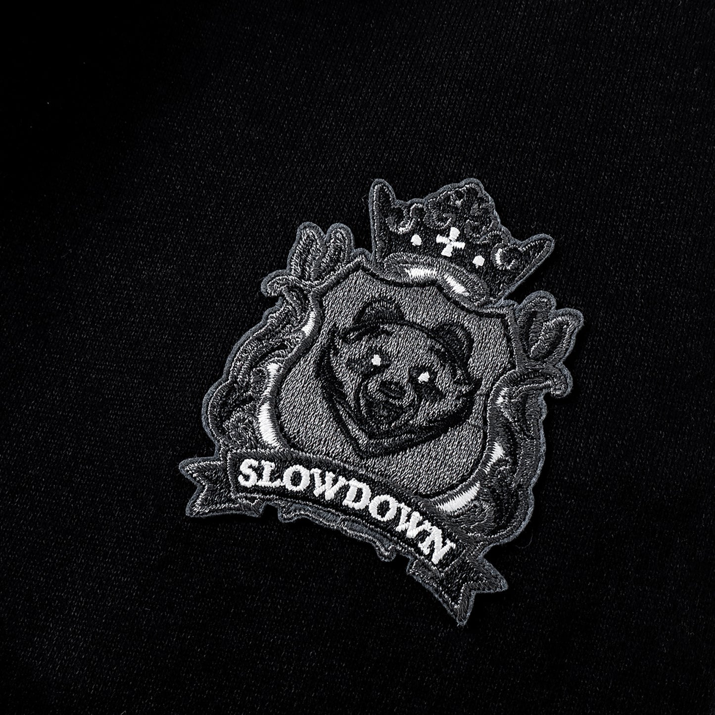 SLOWDOWN Time Out SD Logo Embroidery Sweatpants Black (SS26)