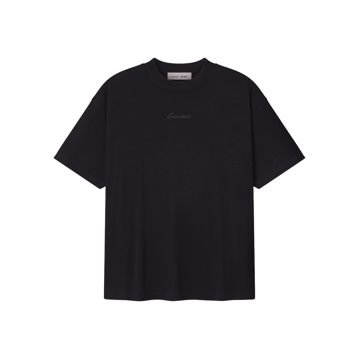 Fear of God Essentials Signature 90's Short Sleeved Tee Faded Black (SS26)