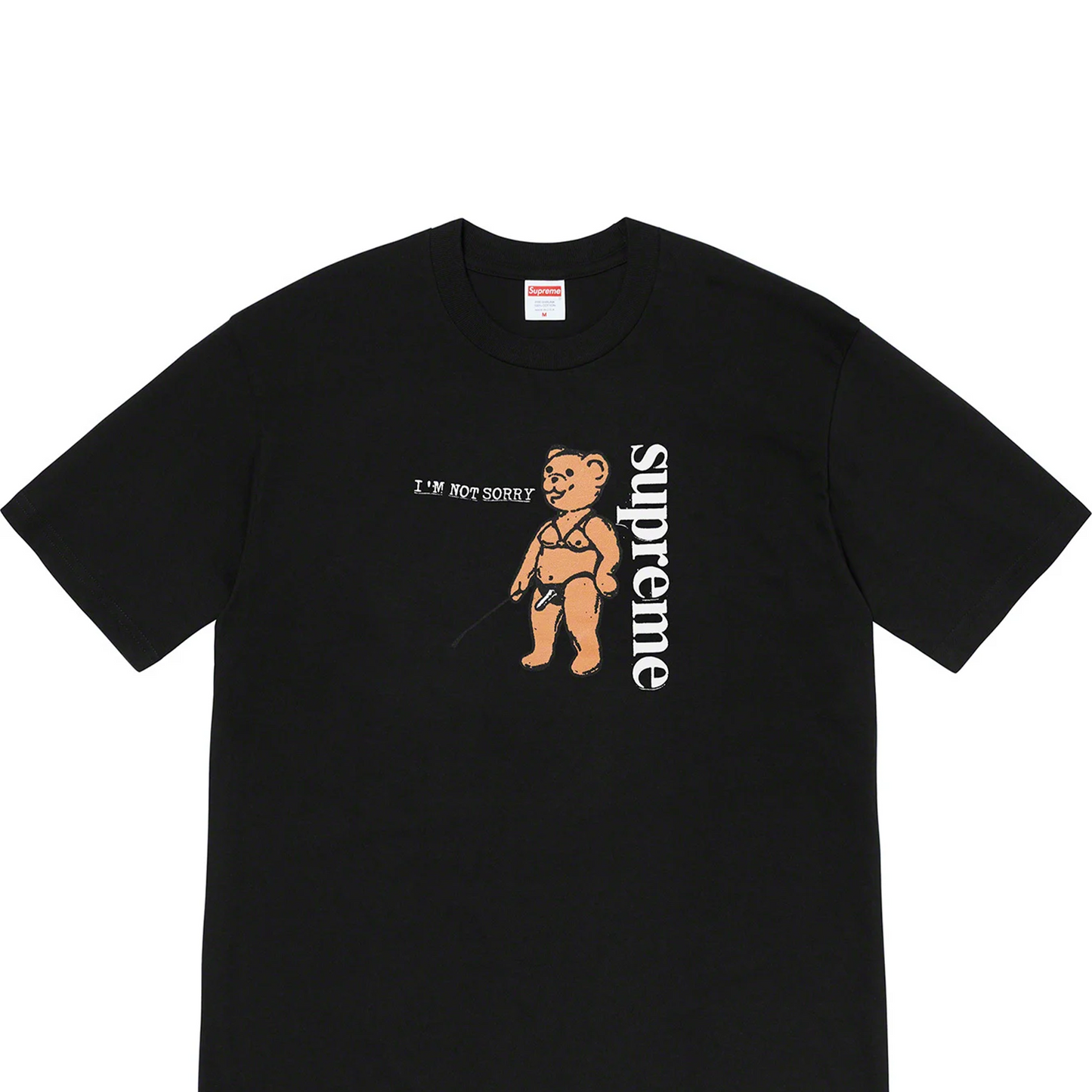 Supreme Not Sorry Tee Black (SS21)