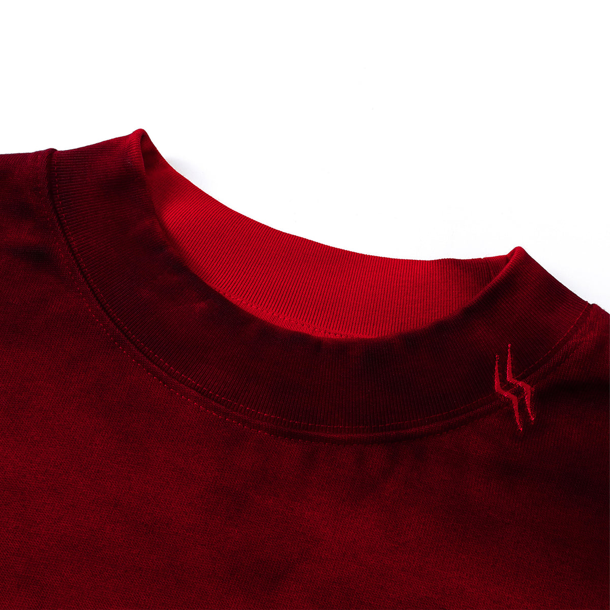 SLOWDOWN Faded Slurry Stone Tee Merah (SS26)