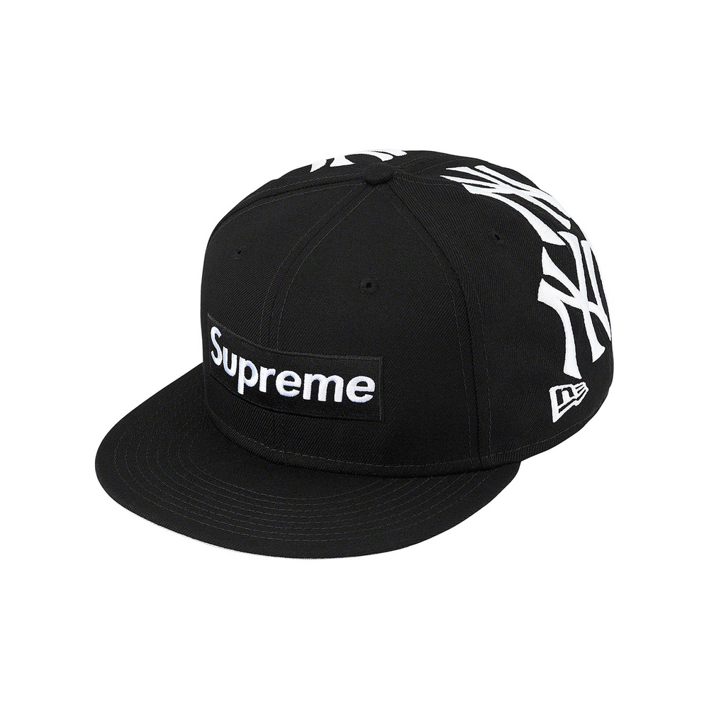 Supreme New York Yankees Box Logo New Era Cap Black FW21 STEALPLUG KL