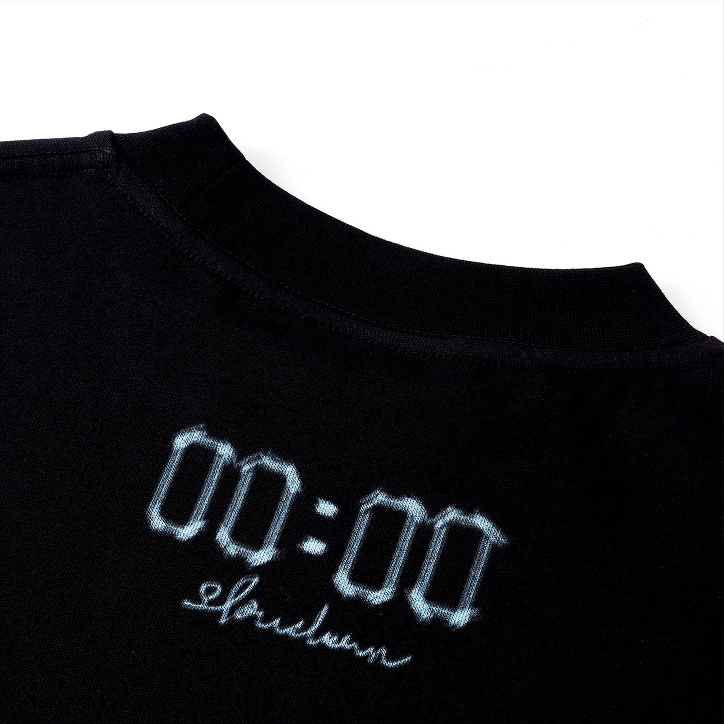 SLOWDOWN Hand Drawn Reset Tee Hitam (SS26)